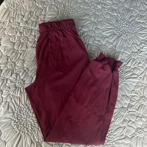 Lululemon Stretch High-Rise Jogger - full length - size 6 - brick red